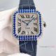 AAA Grade Replica Cartier Santos 100 Rainbow Dial Diamond Pave Watches 8215 Movement (8)_th.jpg